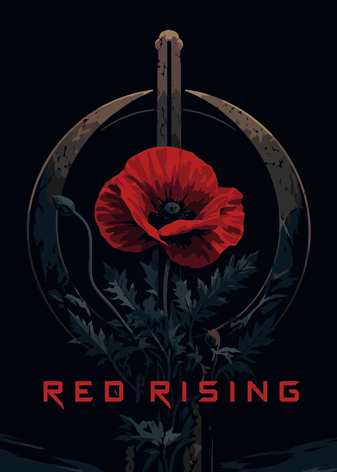 Red Rising Poppy and Sword