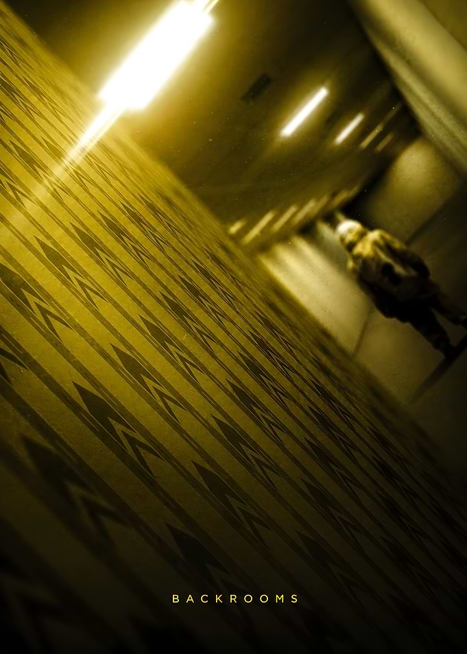 Backrooms Horror Scene