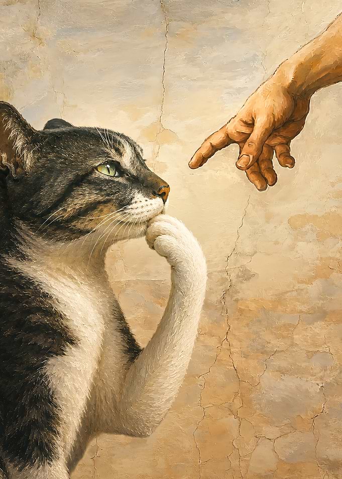 Cat and Hand of God