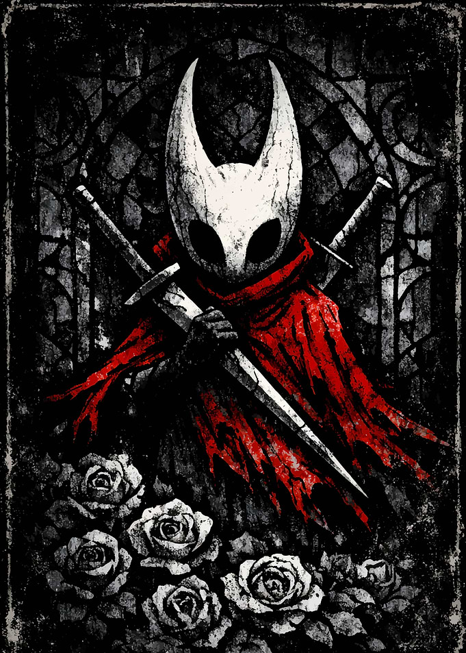 Hornet with Swords and Roses