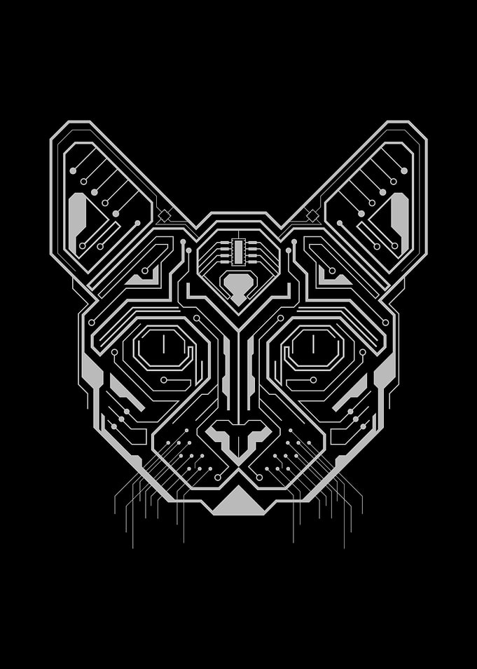Cyberpunk Cat Circuit