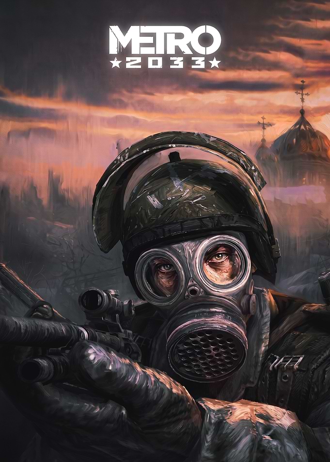 Metro 2033 Soldier with Gas Mask