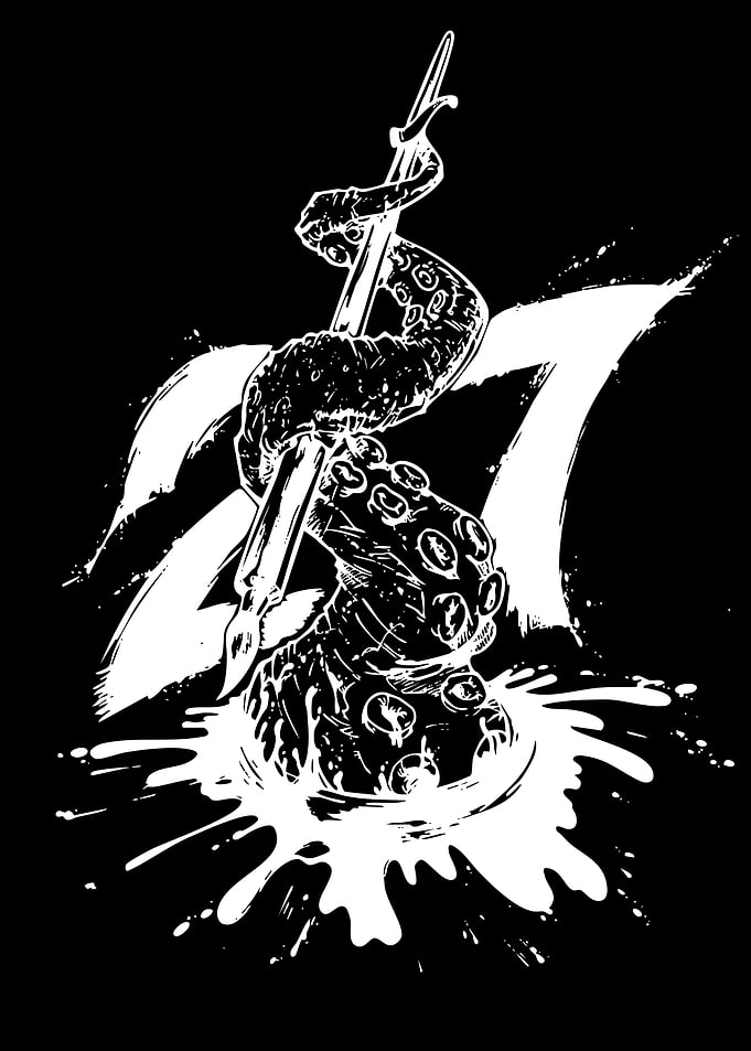 Kraken Tentacle Impaled by Sword