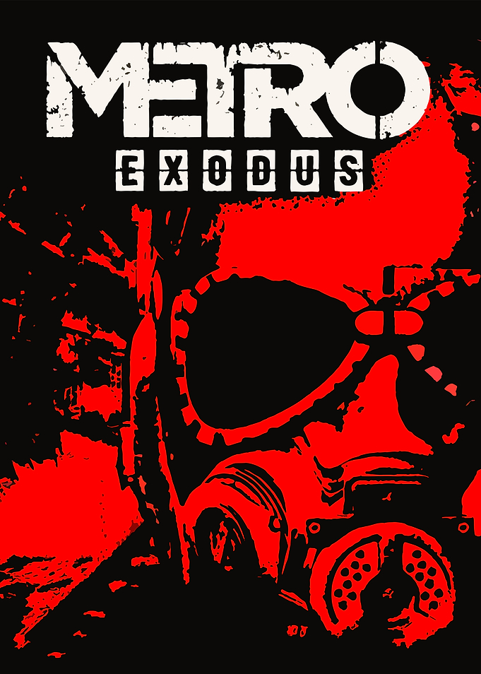 Metro Exodus Gas Mask Poster