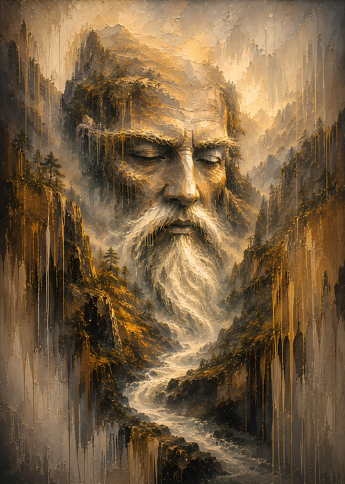 Ancient Mountain God