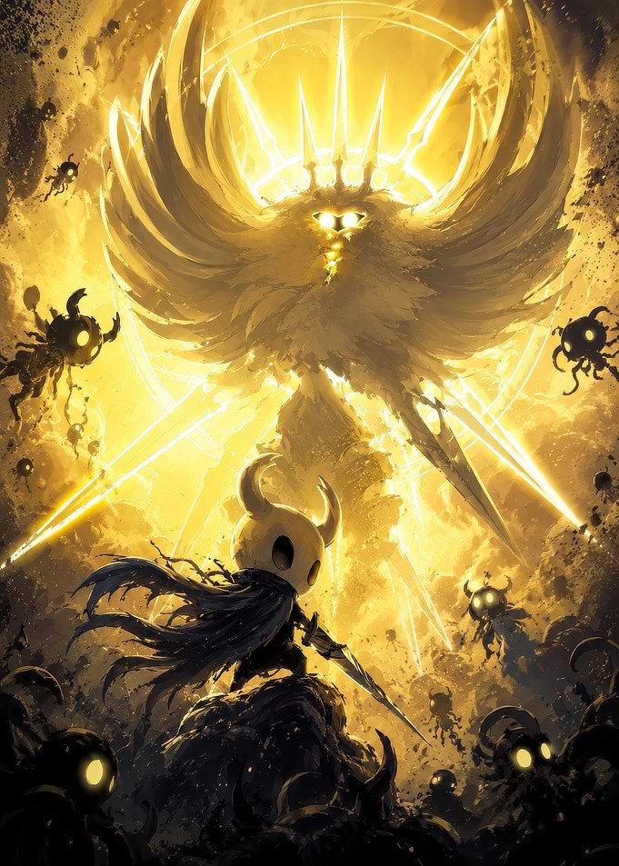 The Knight faces the Radiance