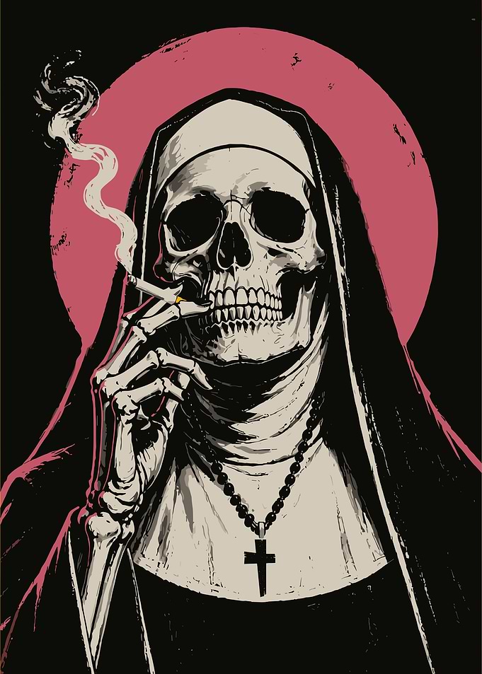 Skeleton Nun