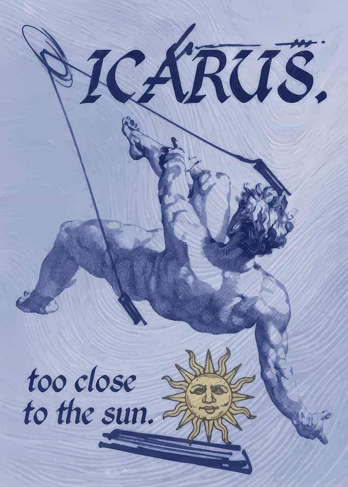Icarus Falling Too Close to the Sun