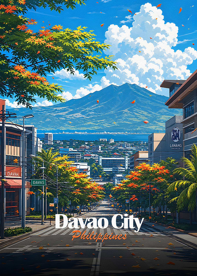 Davao City Philippines Anime Style