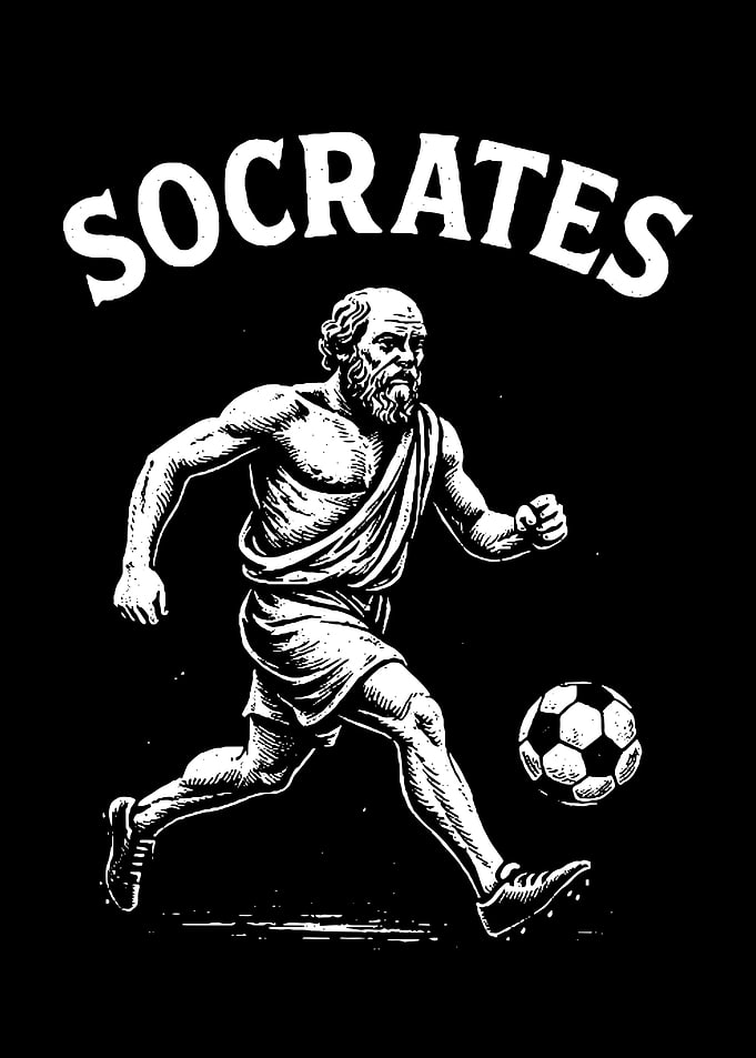 Socrates Playing Soccer