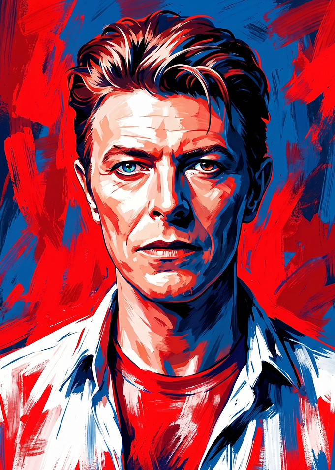 David Bowie Pop Art Portrait