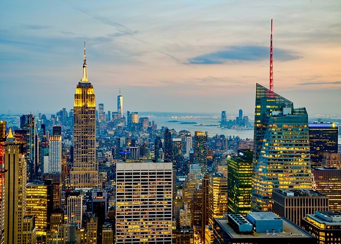New York City Skyline at Dusk