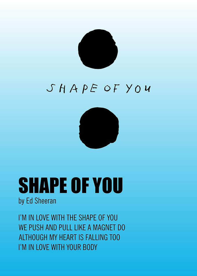 Ed Sheeran Shape of You Album Art