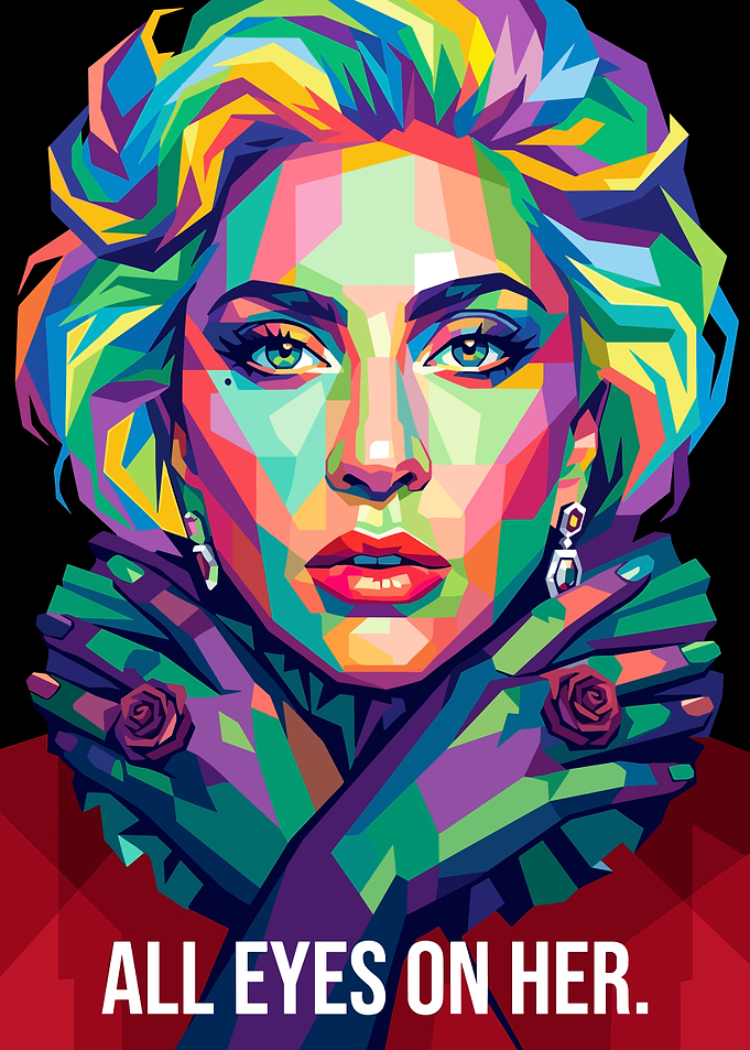 Lady Gaga Pop Art