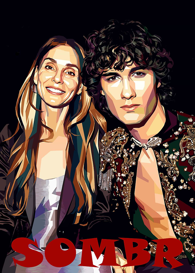 Pop Art Portrait of Two People