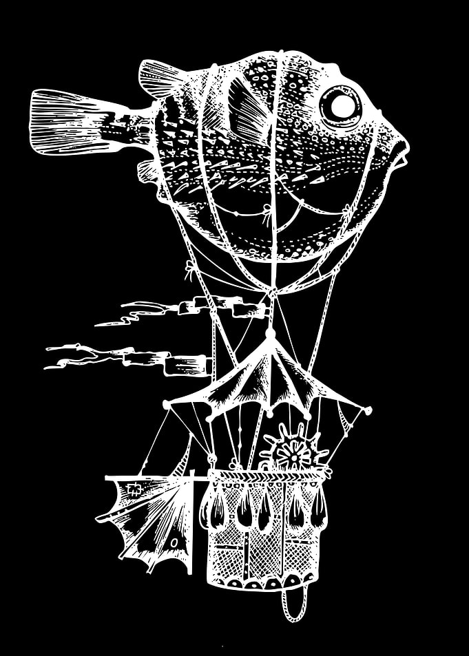 Pufferfish Hot Air Balloon
