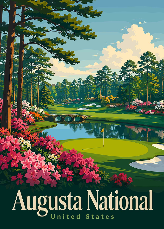 Augusta National Golf Course Poster
