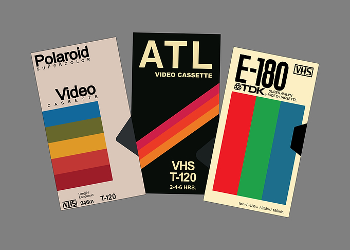 Retro VHS Tapes Collection