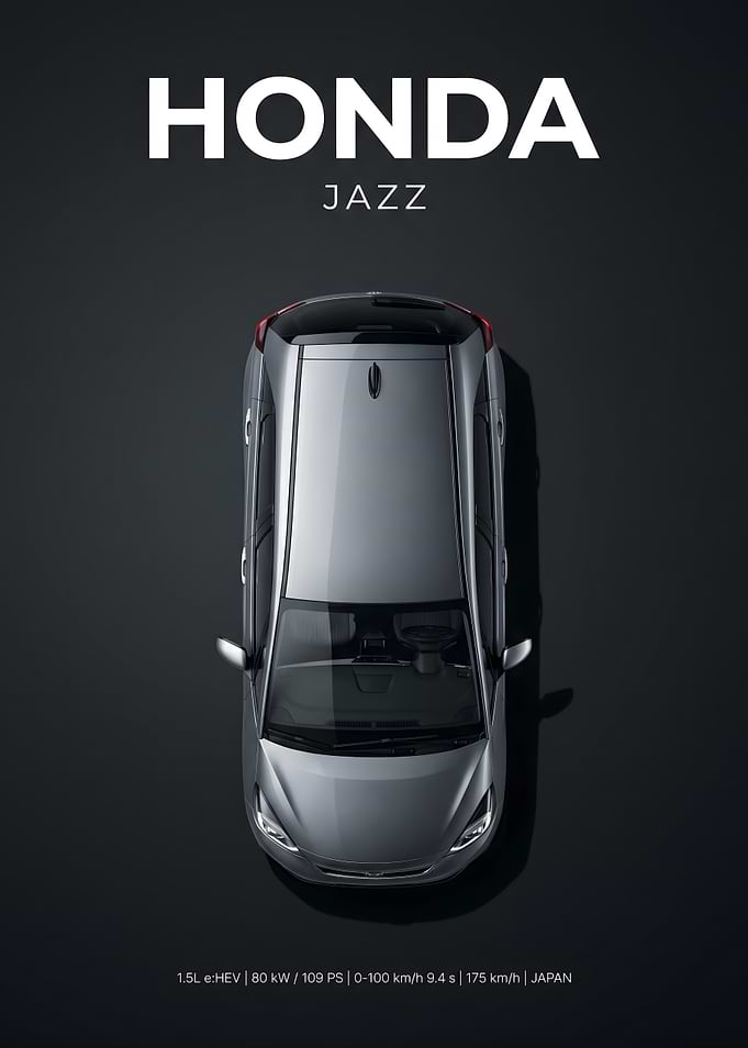 Honda Jazz Top View