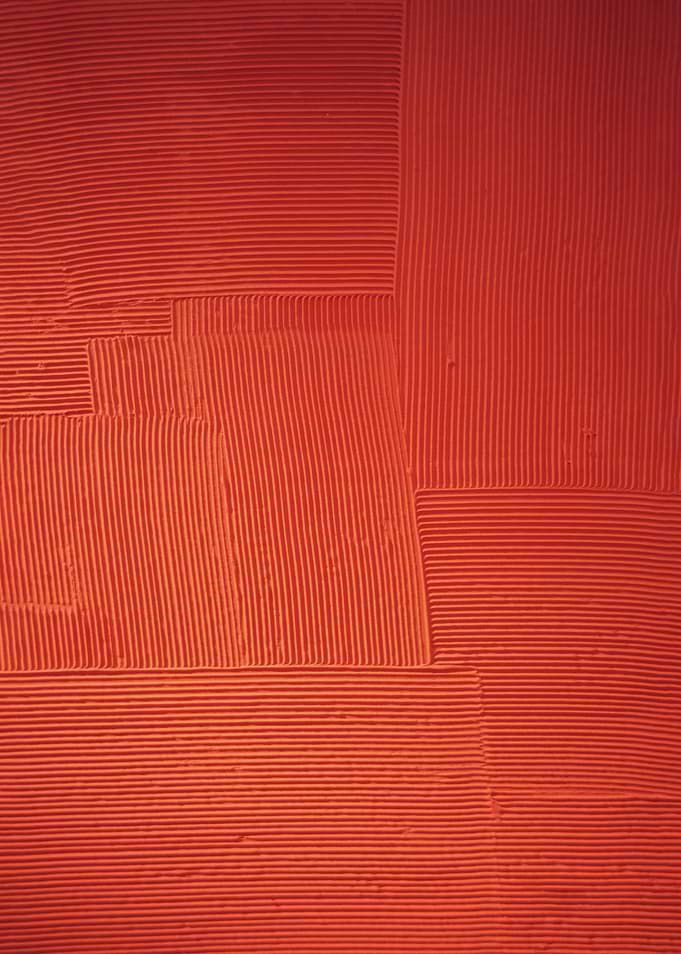 Abstract textured surface - red wall