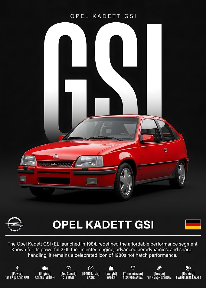 Opel Kadett GSI Hot Hatch
