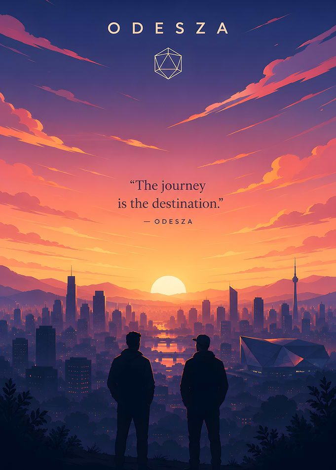 Odesza City Sunset