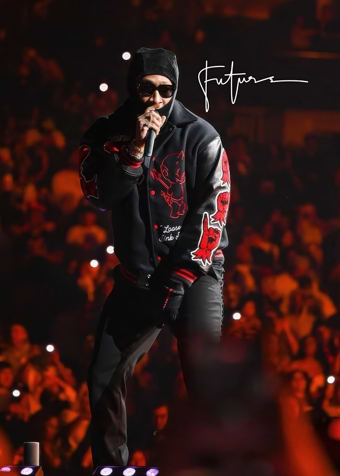 Rapper Future Performing on Stage