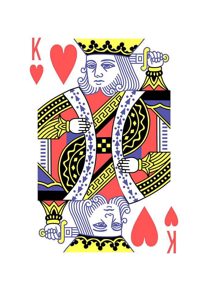 King of Hearts Playing Card