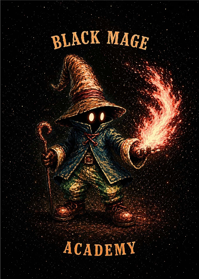 Black Mage Academy Poster