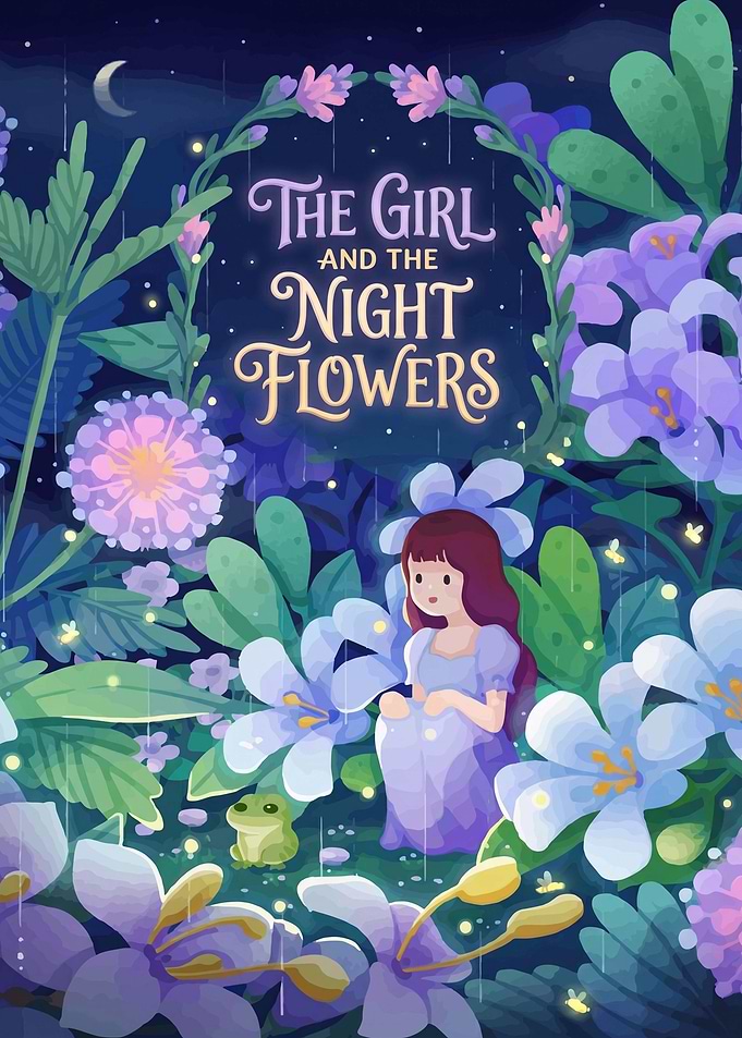 The Girl and the Night Flowers