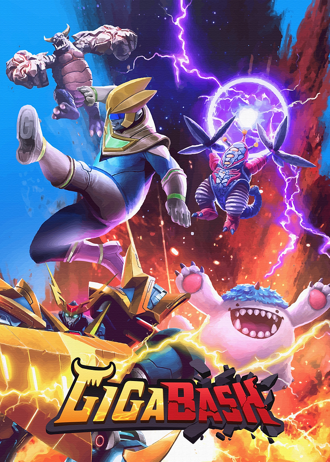 GigaBash Game Poster