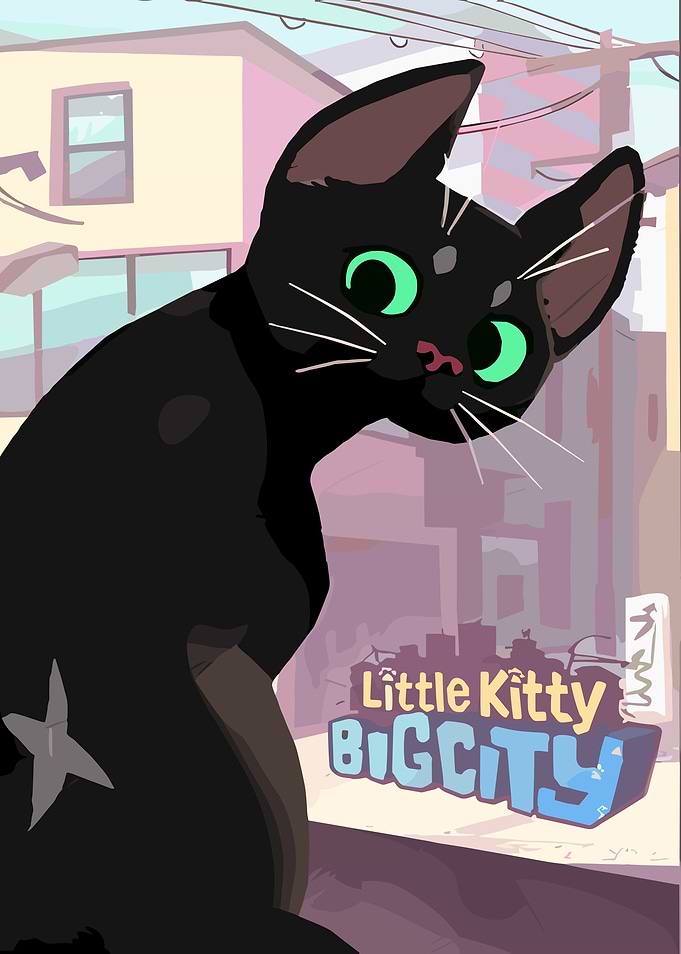 Little Kitty Big City Game Art