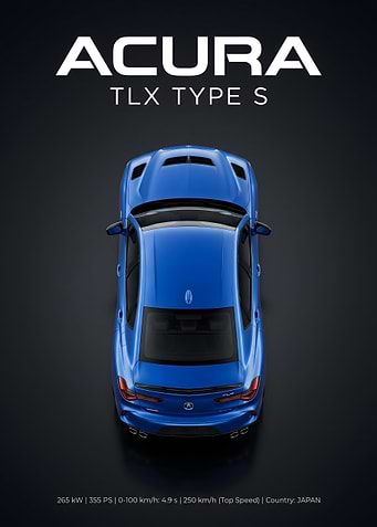 Acura TLX Type S Top View