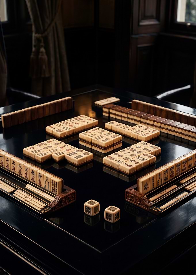The Emperor's Game Luxury Mahjong Fine Art