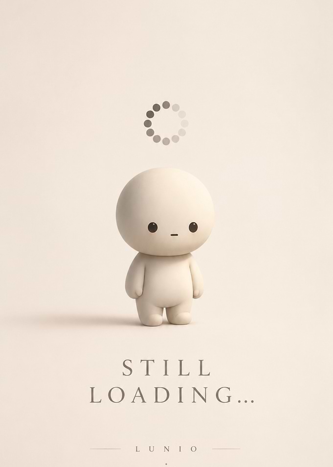 Cute character loading screen