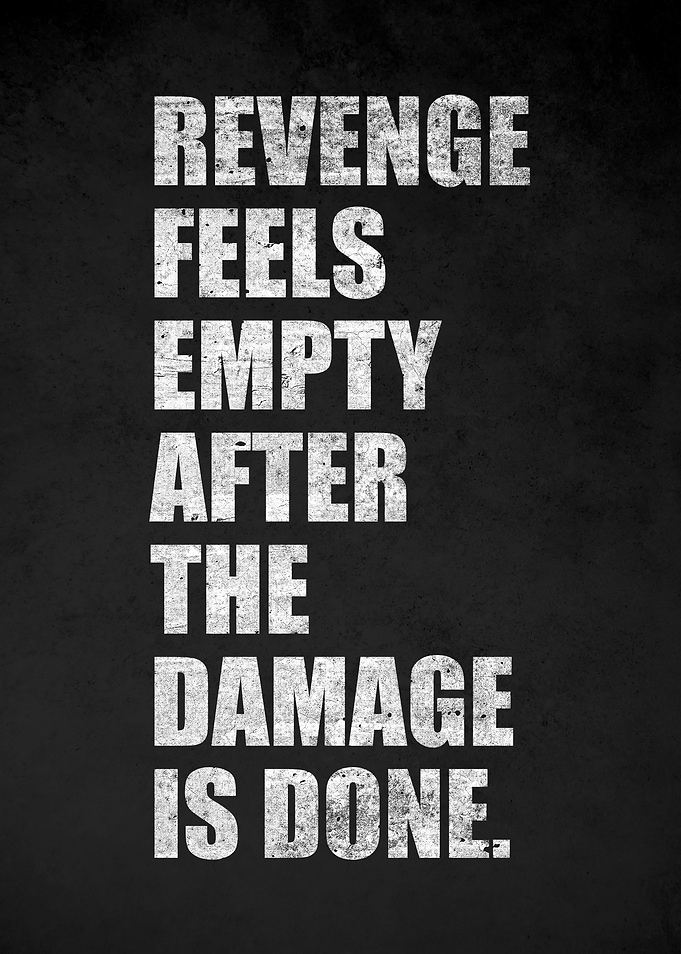 Revenge Feels Empty Text Art