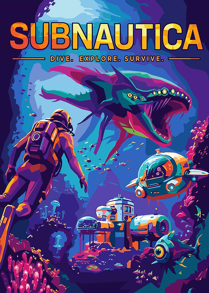 Subnautica Poster Art