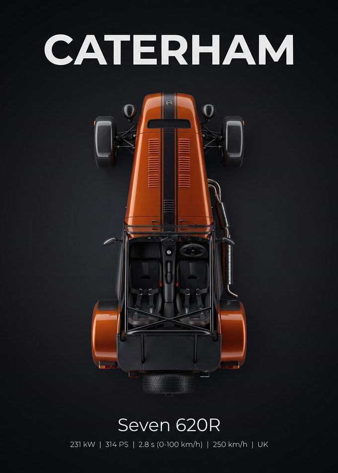 Caterham Seven 620R Top View