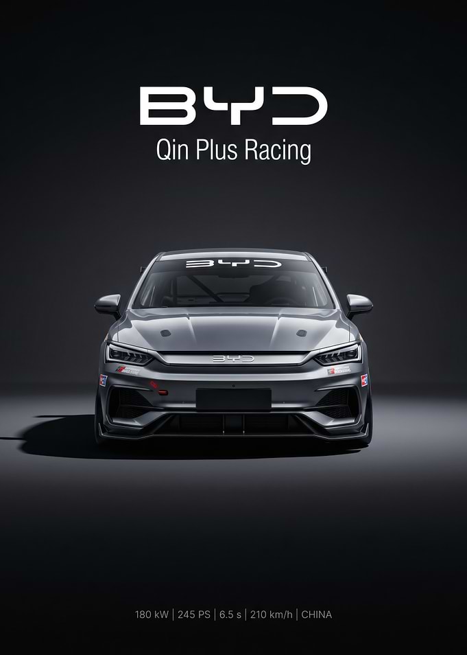 BYD Qin Plus Racing Car
