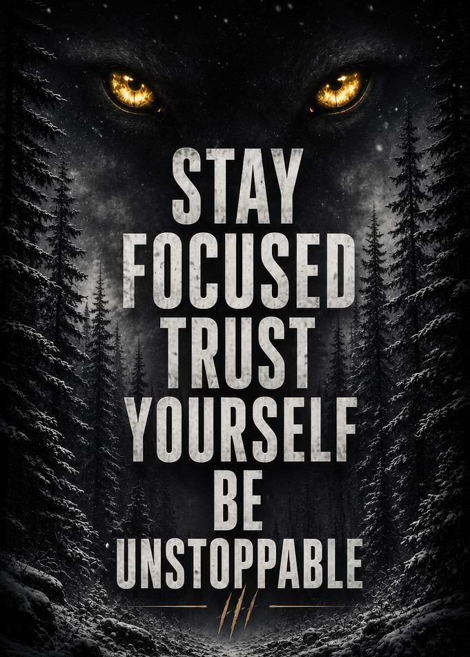 Wolf Motivation Quote