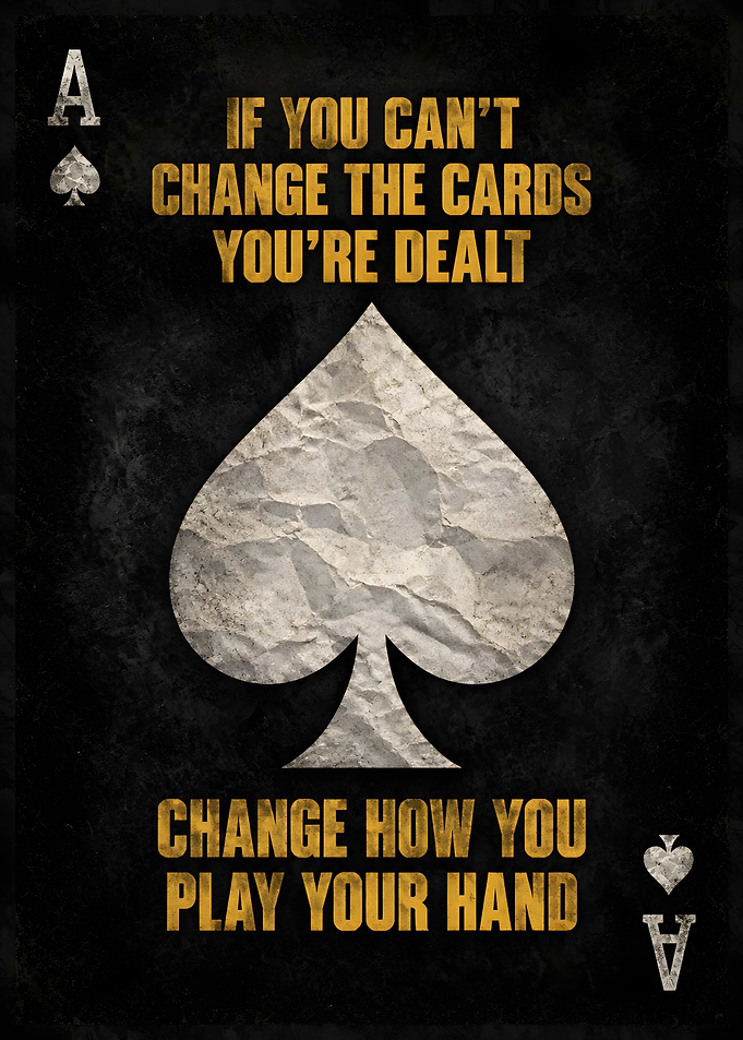 Ace of Spades Motivational Poster