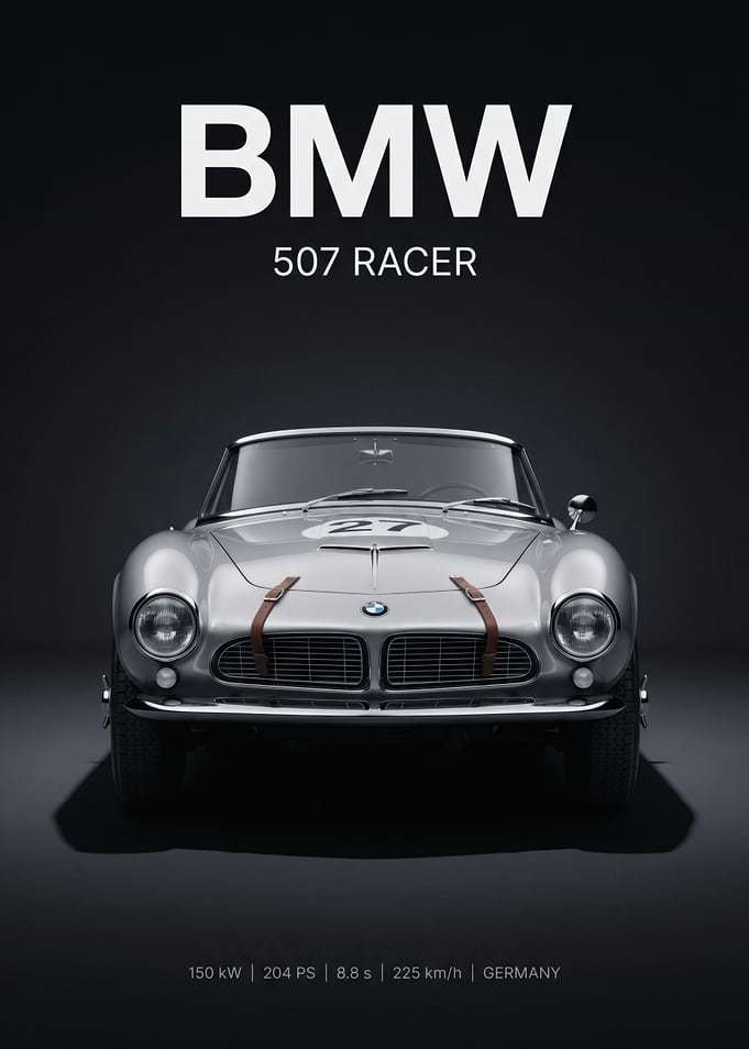 BMW 507 Racer Poster