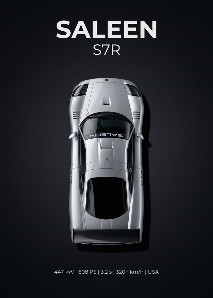 Saleen S7R Top View