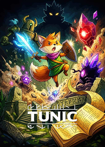 Tunic Fox Warrior with Sword and Shield