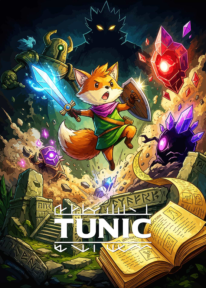 Tunic Fox Warrior with Sword and Shield