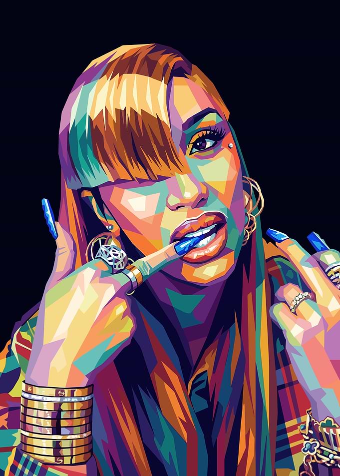 Cardi B Pop Art Portrait
