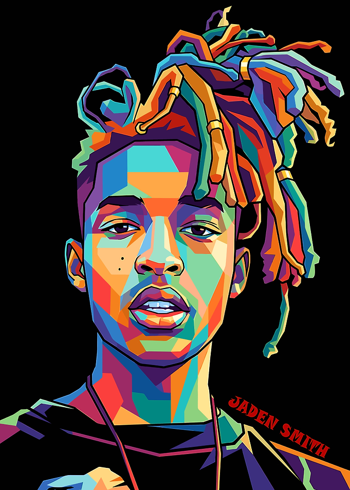 Jaden Smith Pop Art Portrait