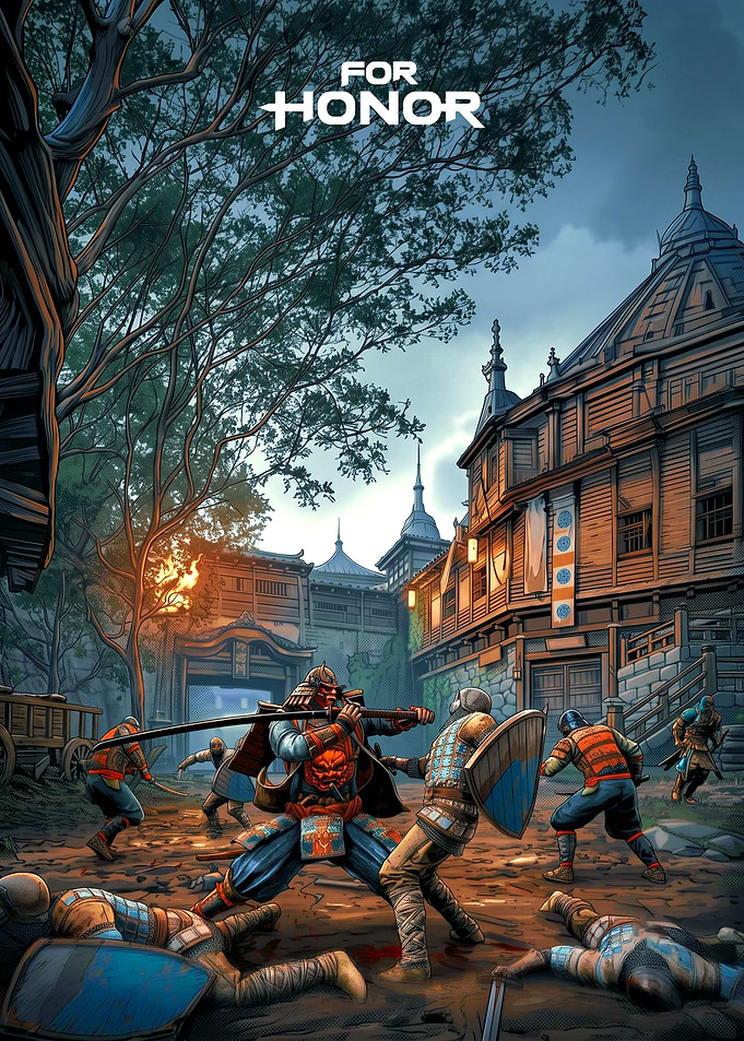 For Honor Samurai Battle