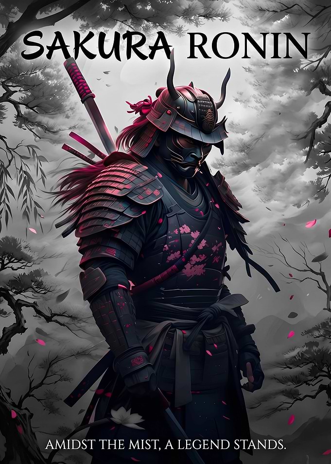 Sakura Ronin Amidst the Mist