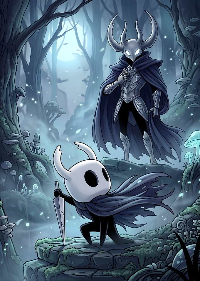 Hollow Knight Characters in Forest
